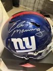 Fanatics Under wraps Eli Manning Signed Authentic Helmet Gold Ticket With COA