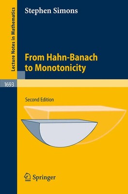 Stephen Simons | From Hahn-Banach to Monotonicity | Taschenbuch | Englisch | xiv