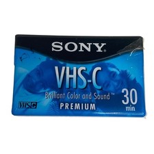 Sony VHS-C Premium Grade Camcorder Video Cassette Tape TC-30VHGL New Sealed