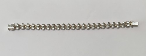 MILOR Sterling Silver Checkerboard San Marco Necklace Bracelet Earrings 3pc Set - Picture 17 of 23