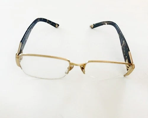 Versace Black Gold Women's Frames only Model 1175-B Used