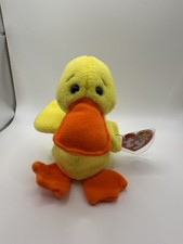 Ty Beanie Babies Quackers Duck Retired Original 1994 with Rare Style 4024 Tag