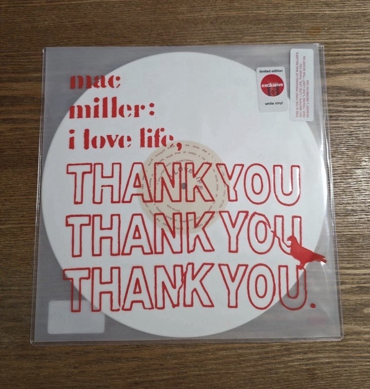 Mac Miller - I Love Life Thank You Target Exclusive White Color Vinyl New