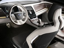 Cars 2011 volvo you concept interior dash Desk Mat Stitched