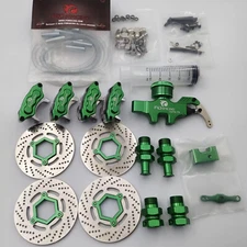 FID Alloy 4 wheel hydraulic disc brake front rear for HPI KM Rovan Baja 5B SS 5T