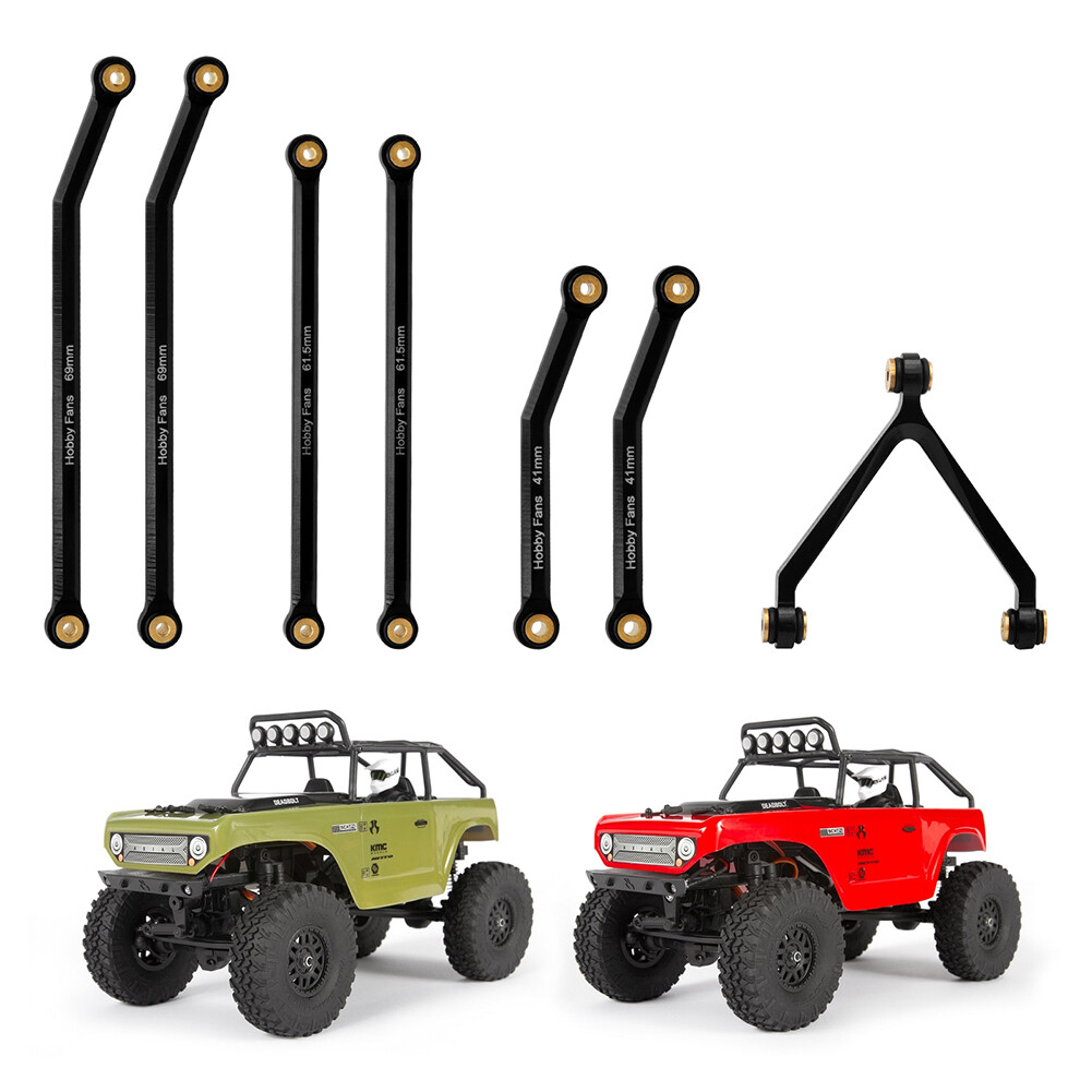 7pcs RC Car Chassis Link for 1/24 Axial Deadbolt AXI90081 AXI00004