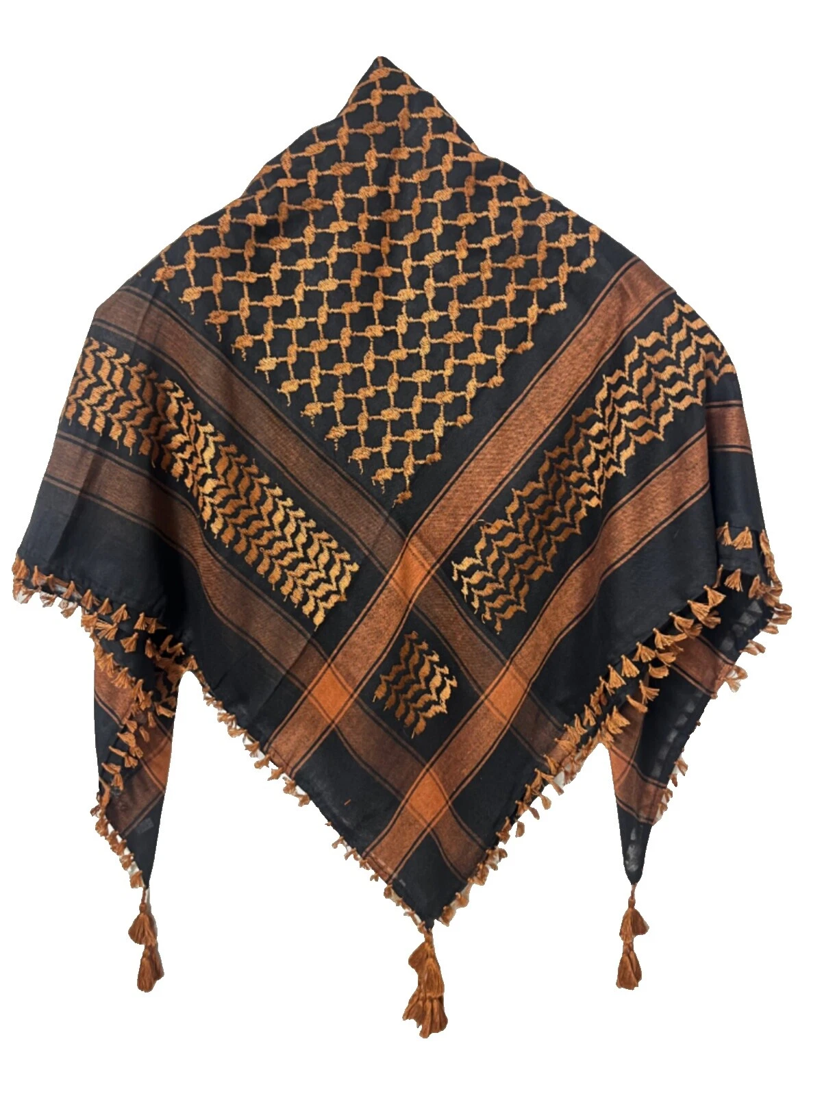 Lenços Marrom de Poliéster para Homens