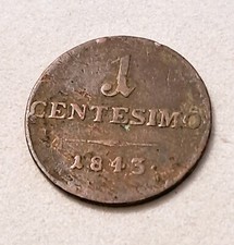 Regno Lombardo-Veneto – 1 Centesimo 1843 zecca Milano