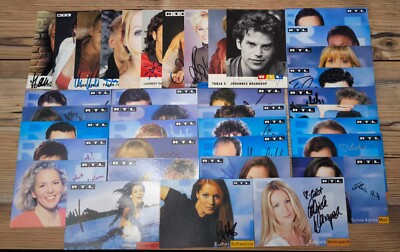 Autogrammkarten Set von RTL (Hinter Gittern, Unter Uns, Verona Feldbusch, usw)