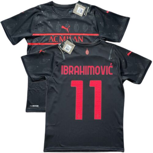 2021/22 AC Milan tercera camiseta #11 IBRAHIMOVIC mediana Puma Champions tercera nueva - Imagen 1 de 18