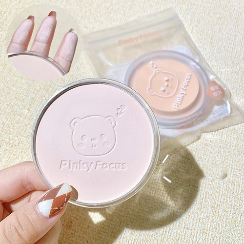 Pressed Powder with A Powder Puff Smooth Foundation Makeup Concealer Waterproof - Picture 5 of 20