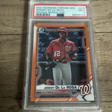 2021 bowman chrome M/B jeremy de la rosa orange refractor eBay /25 Invest 🔥