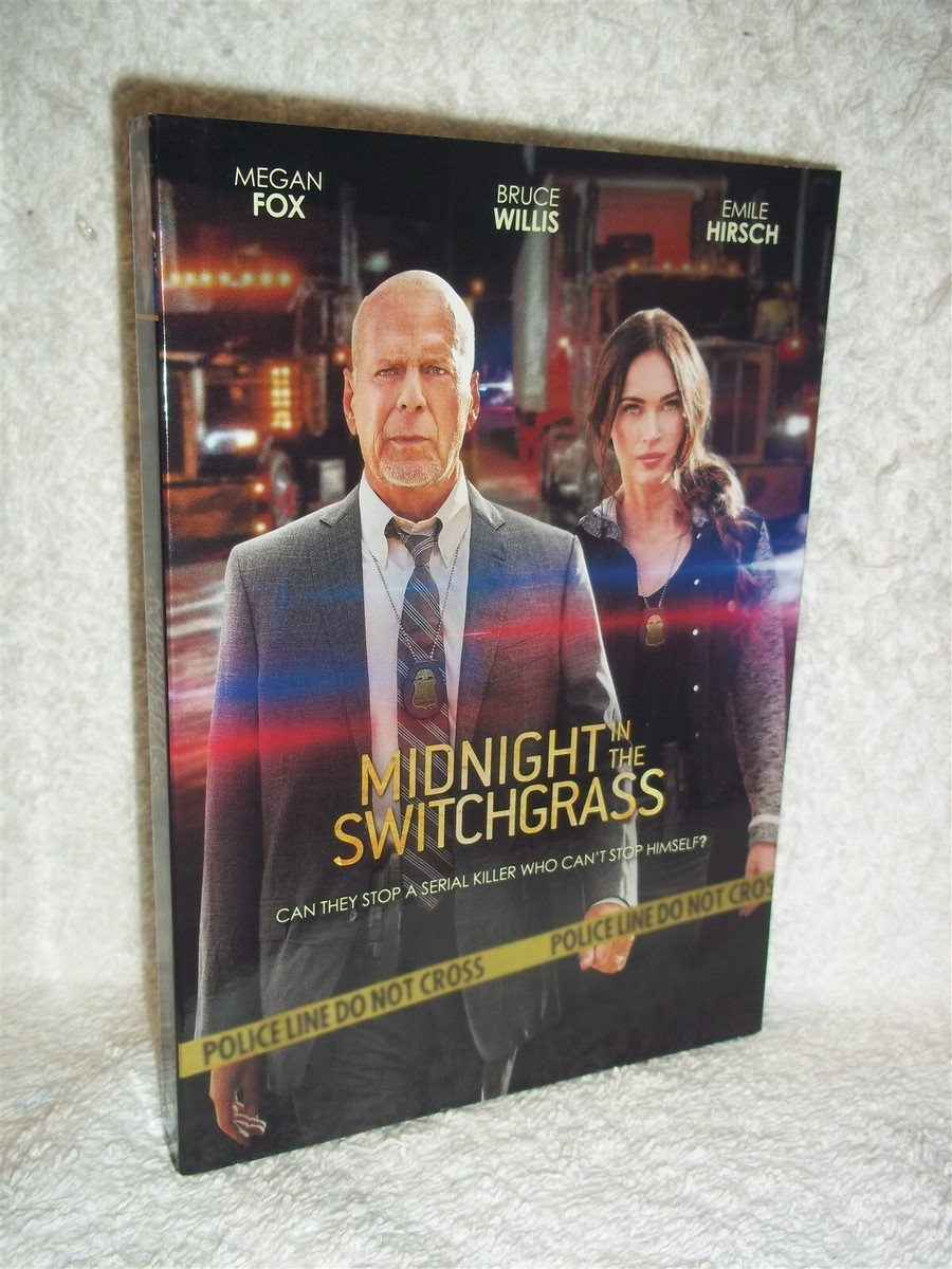 Midnight In The Switchgrass (DVD, 2021) Bruce Willis Megan Fox cop