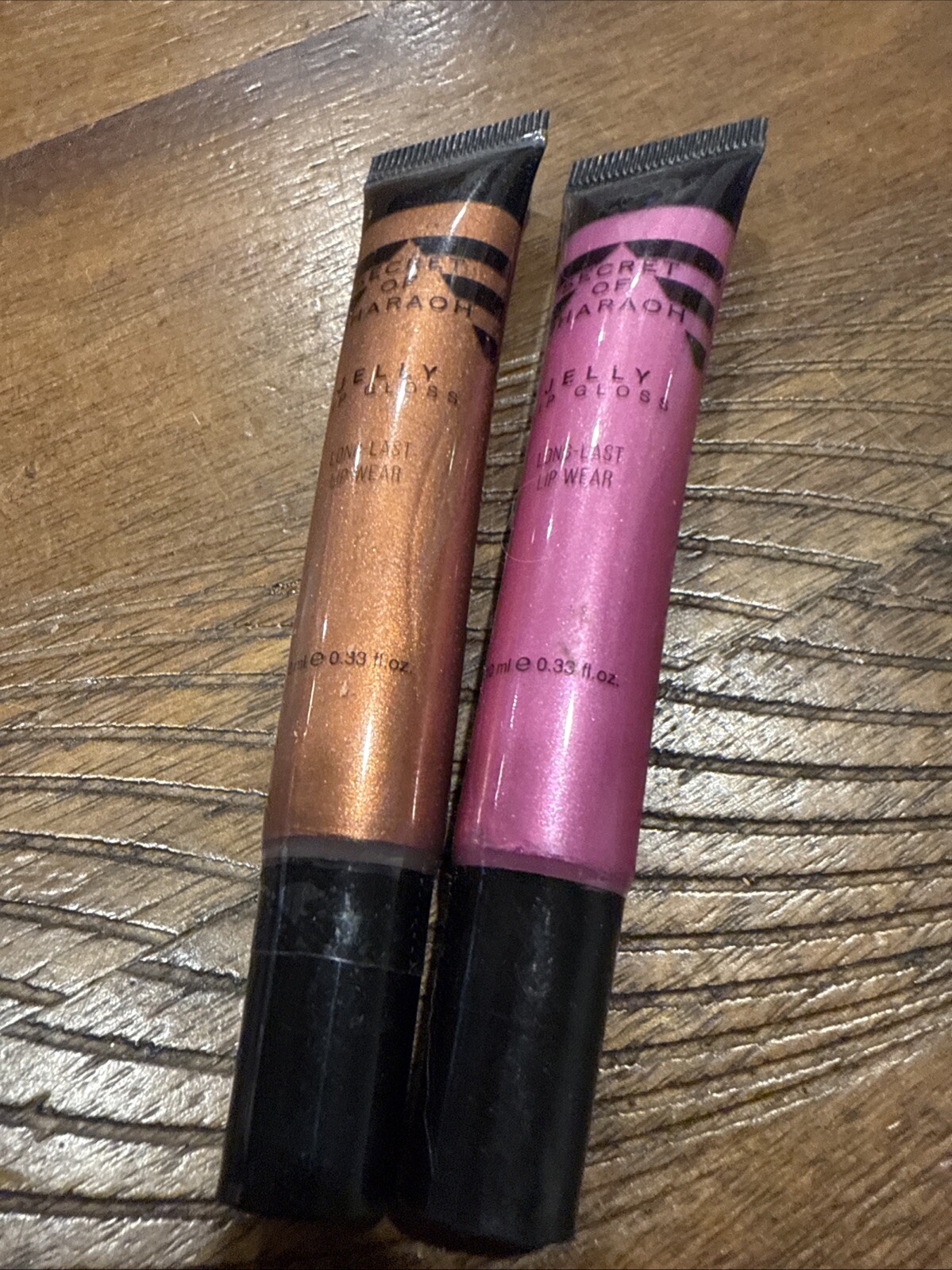 Set of 2 Secret of Pharoa Jelly Lip Gloss 10ml Hydrating Shiny Tint