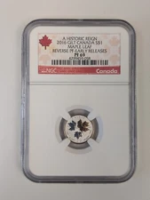 2016 $1 NGC PF69 GILT SILVER CANADA 🍁MAPLE LEAF🍁 REVERSE PROOF EARLY REL