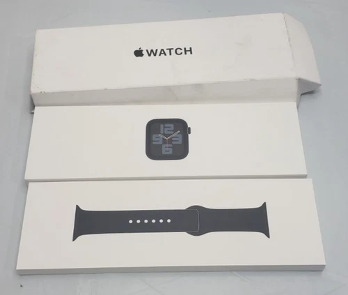 Apple Watch SE Aluminum Case Gen 2 MXE73LL/A (2024) 40mm Sport Band S/M *New