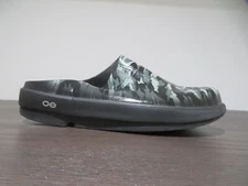 Oofos OOcloog Limited Camo Womens 10 Slip On Mules Green Clogs Shoes EU 41