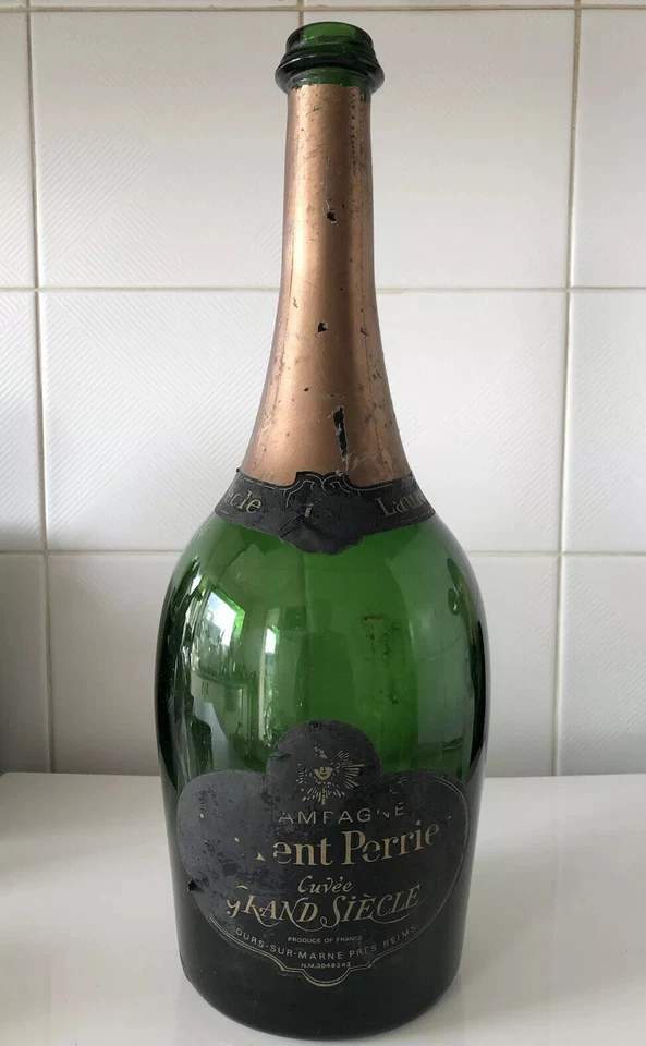 Bouteille 3L. Jéroboam de Champagne VIDE Laurent Perrier grand siècle Déco - Photo 2/4