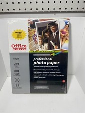 NEW Office Depot Professional Photo Paper 151-496 Gloss 25 Sheets 8.5 x 11