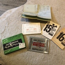 Vintage Auto Bridge Game Play Yourself - Advanced Set, 1957