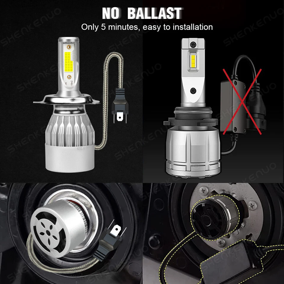 6000K Bombillas LED blancas para Isuzu NP-R NQ-R NPR NQR 2008-2013 Foto 4 de 4