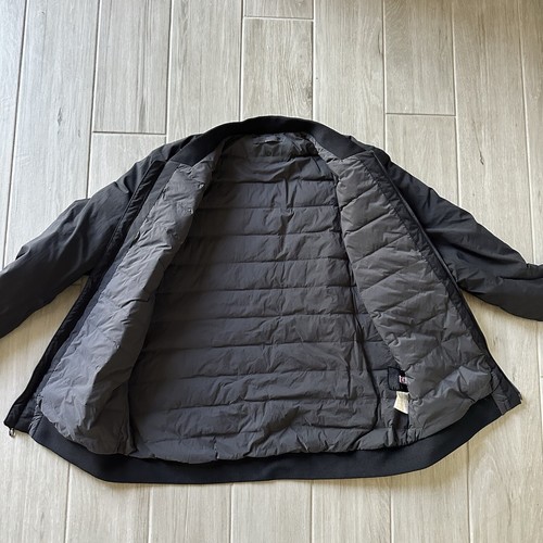 Lululemon Jacket Mens Medium Black Goose Down 700 Fill Bomber Primaloft Puffer - Picture 5 of 12