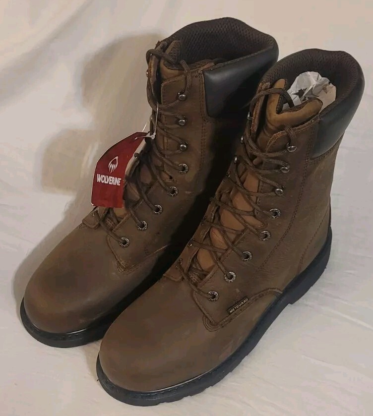 NEW IN BOX Wolverine Mens Size 12 Brown Leather McKay WP ST  display picture 3