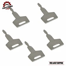(5) Ignition Key For Takeuchi Excavator and Loader Gehl CTL Track Loaders