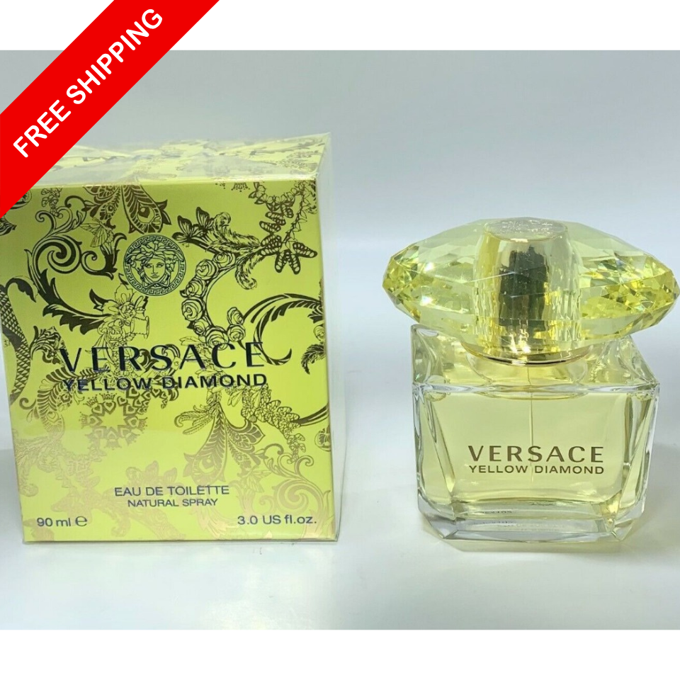 Yellow Diamond by Versace 3.0 oz/90ml EDT Perfume for Women - New