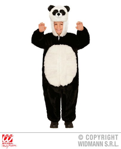 VESTITO CARNEVALE PANDA IN PELUCHE SOFT 3/5 ANNI WIDMANN | eBay