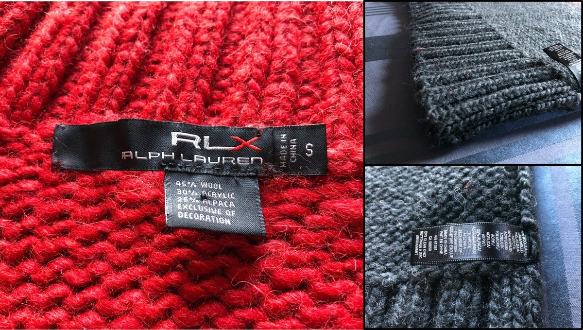 RLX Ralph Lauren SMALL Red/White/Black Swiss Cross