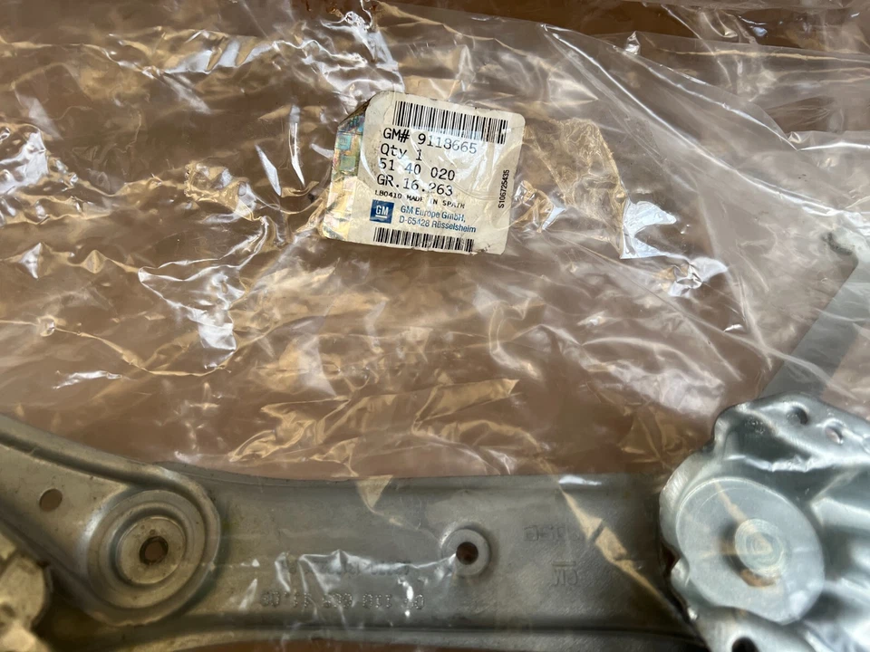 9118665 Front Right Window Regulator for Vauxhall Zafira A - Image 2 of 2