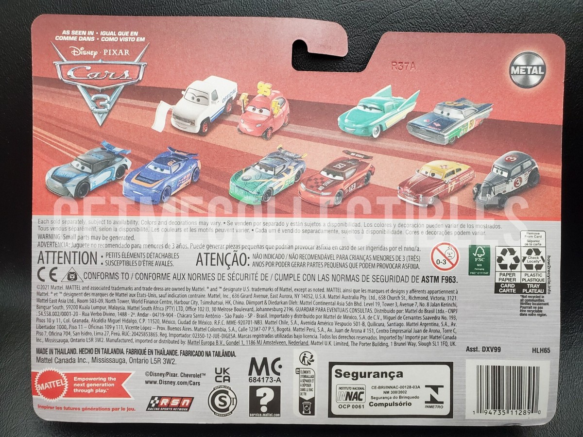 DISNEY PIXAR CARS CALEB WORLEY JET ROBINSON 2022 PACK SAVE 6% GMC