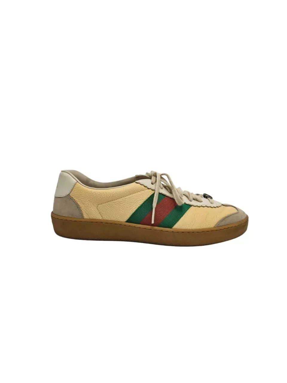 Baskets Gucci multicolore cuir et daim G74 42 EU