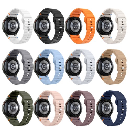 For Samsung Galaxy Watch 7/6/5/4/FE 40/44/47mm Sport Silicone Watch Band Strap - Zdjęcie 6 z 22