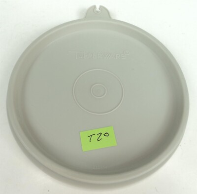 T20 Tupperware Replacement Round Container Lid - Gray - 4''