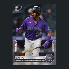2022 Topps Now #874 Elias Diaz Rockies (PR-197)
