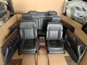 VW Phaeton Lederausstattung Ledersitze Grau Memory Leder elektrisch Sitzheizung