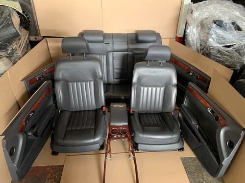 VW Phaeton Lederausstattung Ledersitze Grau Memory Leder elektrisch Sitzheizung