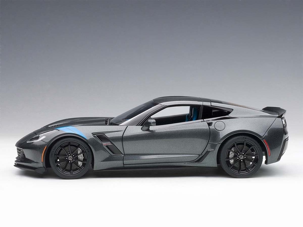 2017 Chevrolet Corvette C7 Grand Sport Grey 1/18 Model Car