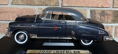 1950 Chevy Bel Air Hardtop Coupe 1:18 Scale Diecast Model Car BLUE