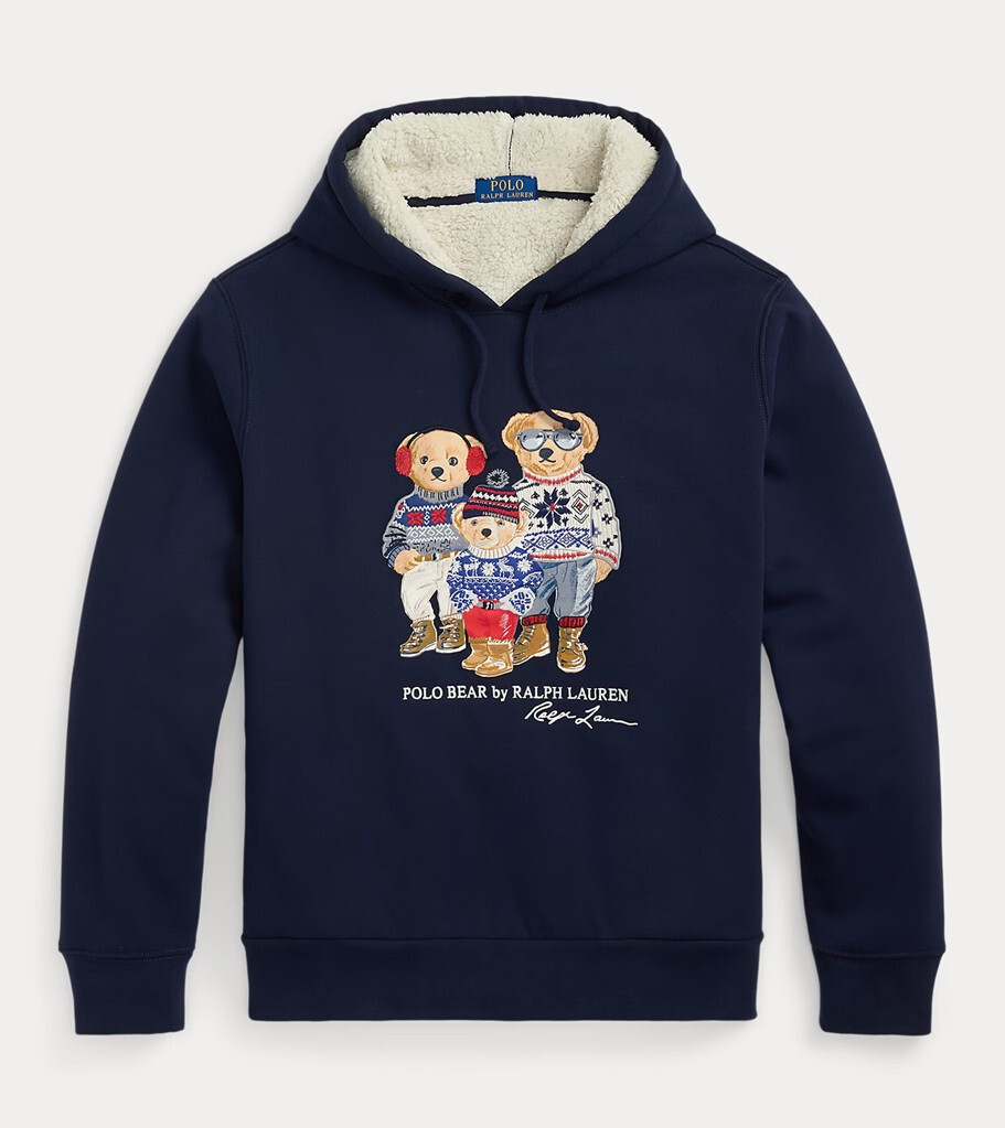 Polo Ralph Lauren Unisex Polo Bears Fleece Hoodie | eBay