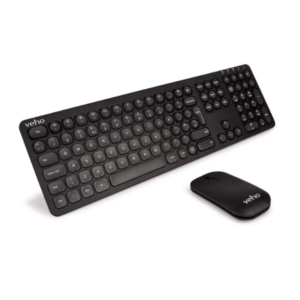 VEHO HUT8 WZ-1 SLIMLINE WIRELESS KEYBOARD AND SCROLL MOUSE COMBO - VHK-001-WZ1 - Image 2 of 4