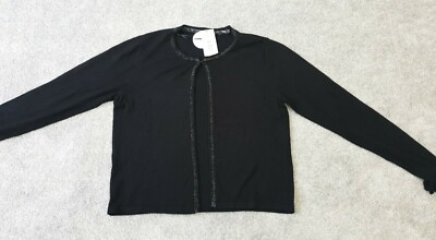 BNWT, Ladies Fancy Cardigan, Size M,  Sparkly Rim