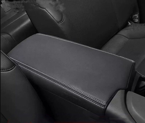 Black Leather Console Armrest Box Panel Cover For Lexus ES 250 300h 350 2019-24 - Bild 2 von 6
