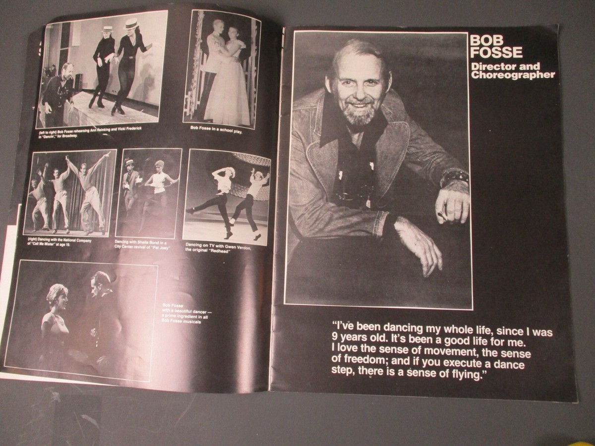 1978 Bob Fosse's Dancin' Broadway Theatre Dance Souvenir