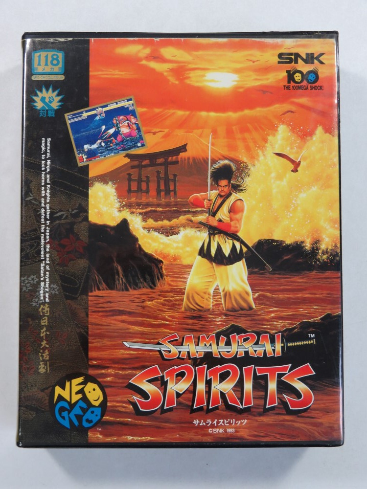 Trader Games - SAMURAI SPIRITS (SAMURAI SHODOWN) NEO-GEO AES JAPAN (COMPLETE - GOOD CONDITION OVERALL) sur Neogeo AES