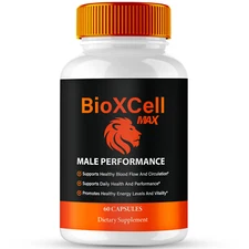 BioXCell Male Health Supplement Support Blood Health & Vitality Pills 60ct