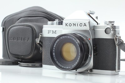 [Near MINT] KONICA FM SLR 35mm Film Camera Hexanon 52mm f1.8 From JAPAN #668