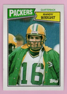 1987 Topps Football #351 Randy Wright Green Bay Packers Quarterback